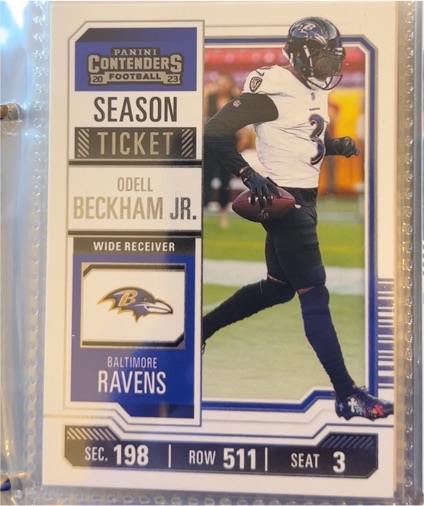 2023 Panini Contenders Season Ticket #10 Odell Beckham Jr. — front