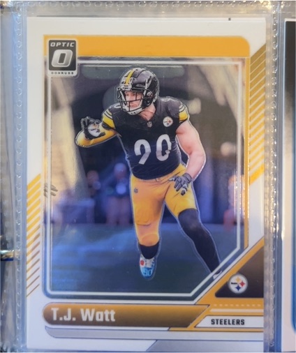 2024 Donruss Optic #169 T.J. Watt — front