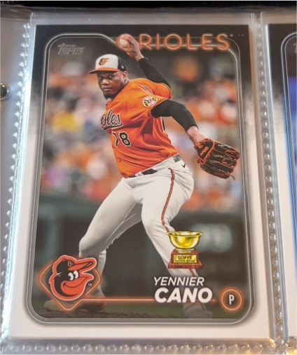 2024 Topps Series 1 #158 Yennier Cano — front