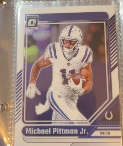 2024 Donruss Optic #85 Michael Pittman Jr. — front