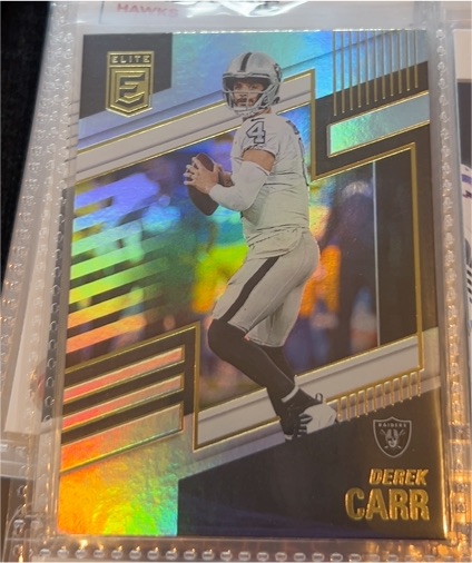 2022 Panini Donruss Elite #40 Derek Carr — front