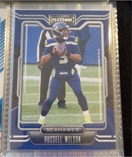 2021 Panini Playbook #82 Russell Wilson — front