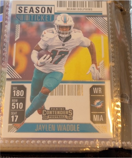 2024 Panini Contenders #63 Jaylen Waddle — front