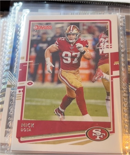 2020 Donruss #12 Nick Bosa — front