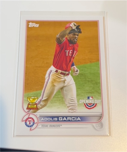 2022 Topps Opening Day #135 Adolis Garcia — front