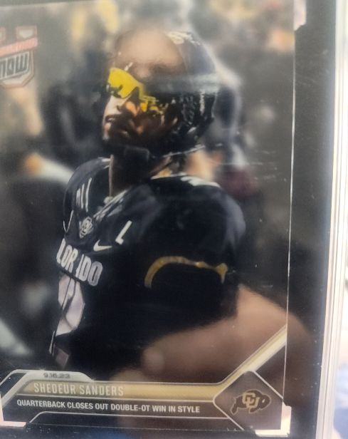 2023 Bowman University Now #Shedeur Sanders — front