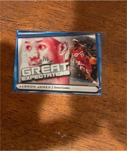 2004-05 Topps Great Expectations #GE-LJ LeBron James — front