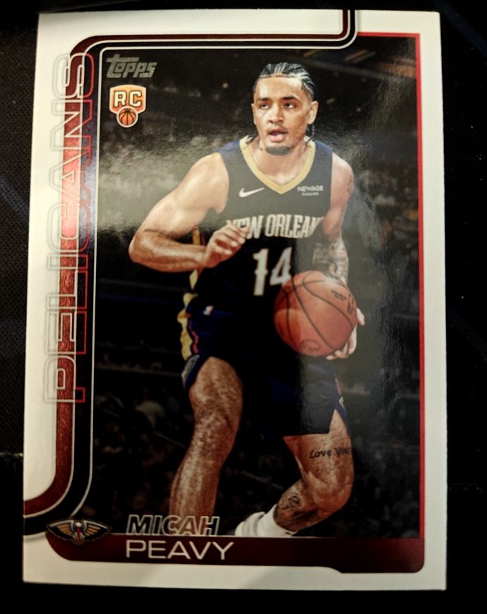 2025-26 Topps #241 Micah Peavy — front