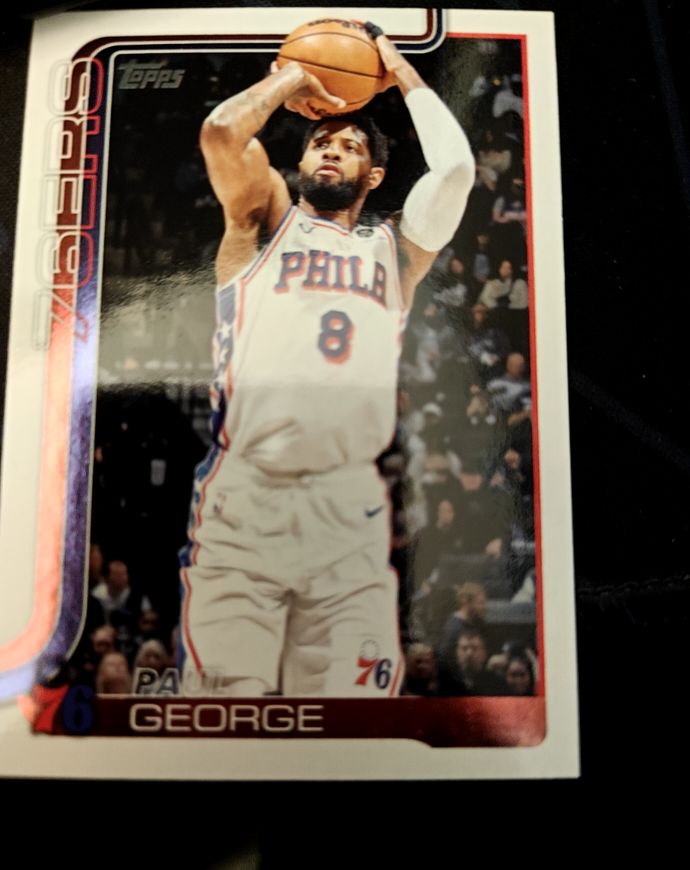 2025-26 Topps #23 Paul George — front