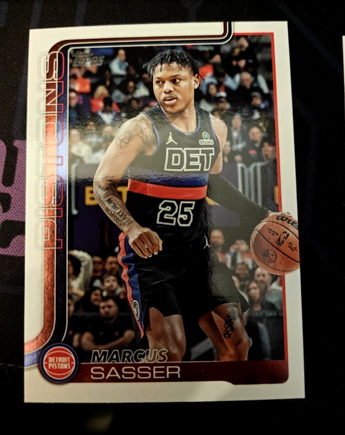2025-26 Topps #46 Marcus Sasser — front