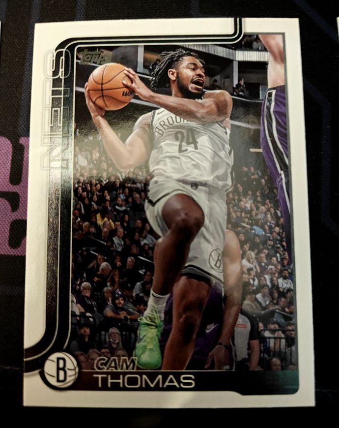 2025-26 Topps #11 Cam Thomas — front