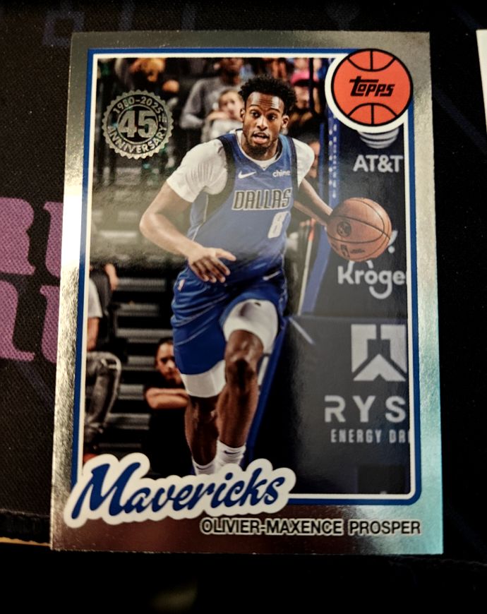 2025-26 Topps Basketball 1980-81 Topps #80BK-47 Olivier-Maxence Prosper — front