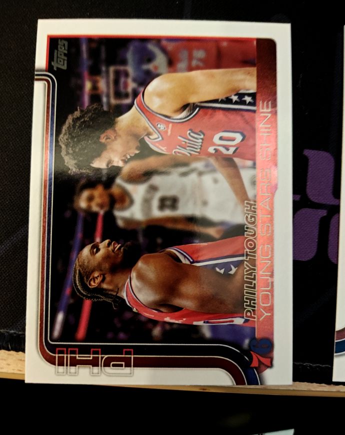 2025-26 Topps #275 Philly Tough: Young Stars Shine Jared McCain — front