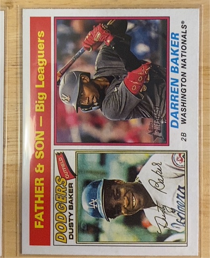 2025 Topps Heritage #70 Darren Baker / Dusty Baker — front