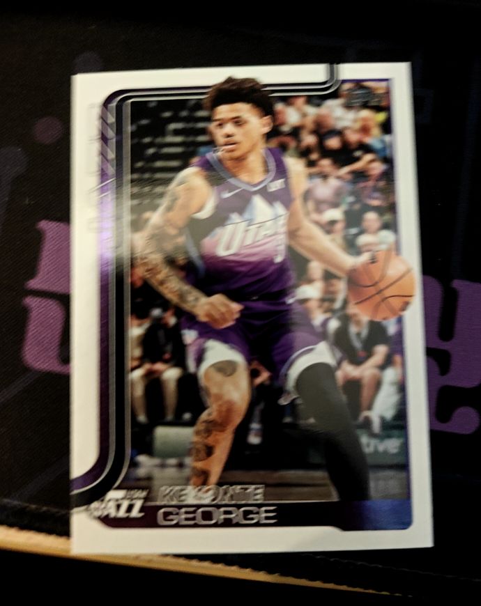 2025-26 Topps #131 Keyonte George Utah Jazz — front