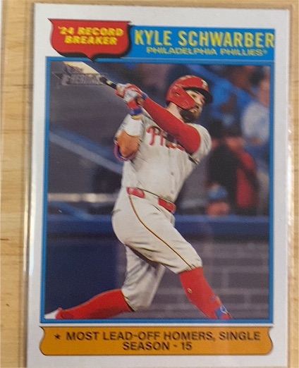 2025 Topps Heritage #2 Kyle Schwarber — front
