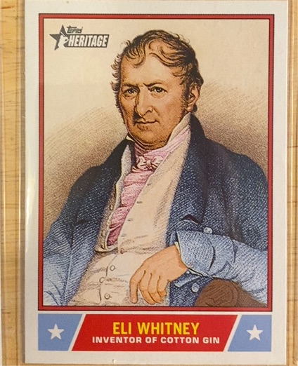 2025 Topps Heritage Notable Americans #NS-89 Eli Whitney — front
