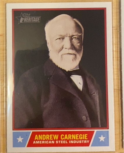 2024 Topps Heritage Andrew Carnegie — front