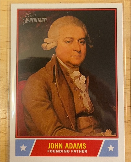2025 Topps Heritage Notable Americans #NS-7 John Adams — front