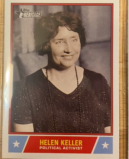 2025 Topps Heritage Notable Americans NS-37 Helen Keller — front