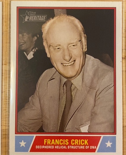 2025 Topps Heritage Notable Americans #NS-19 Francis Crick — front