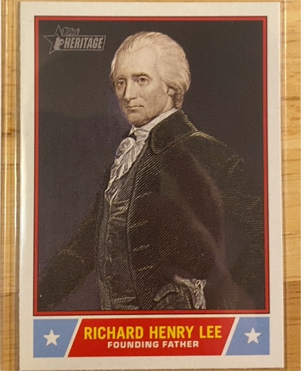 2025 Topps Heritage Notable Americans #NS-11 Richard Henry Lee — front