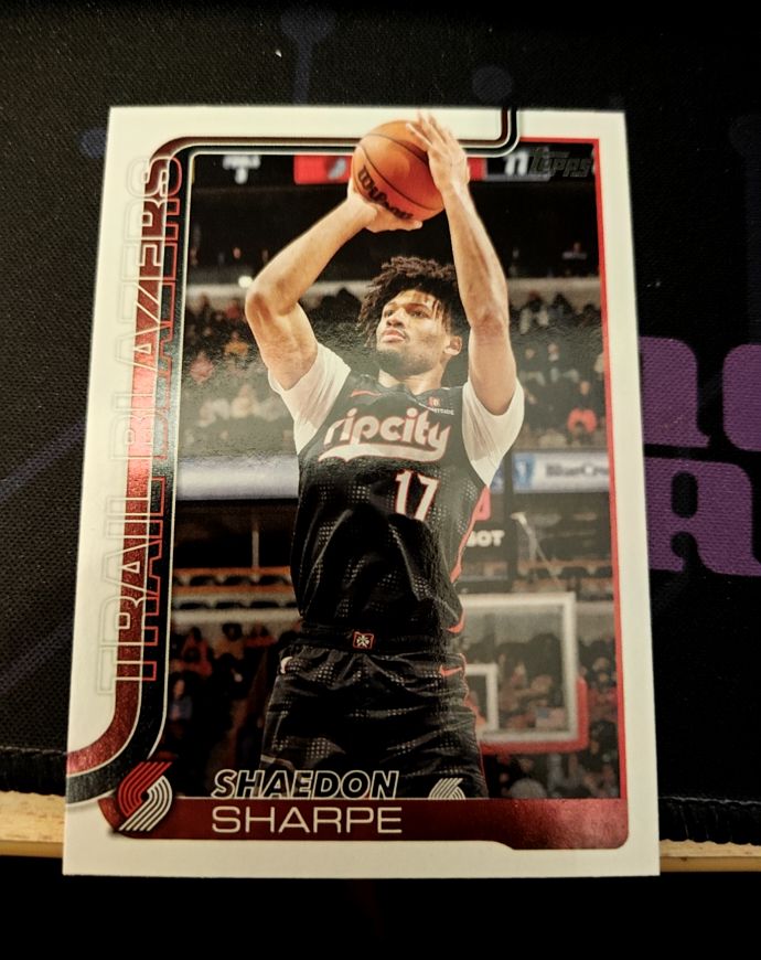 2025-26 Topps #127 Shaedon Sharpe — front