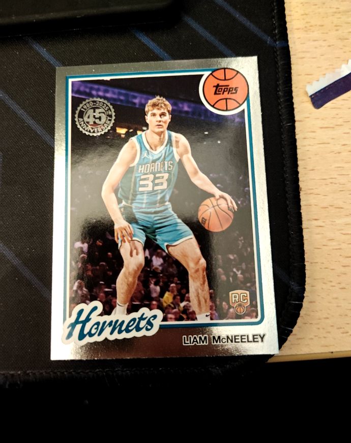 2025-26 Topps Basketball 45th Anniversary #80BK-88 Liam McNeeley — front