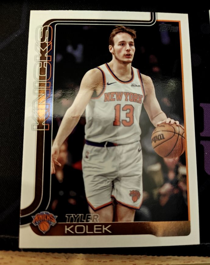 2025-26 Topps #20 Tyler Kolek — front