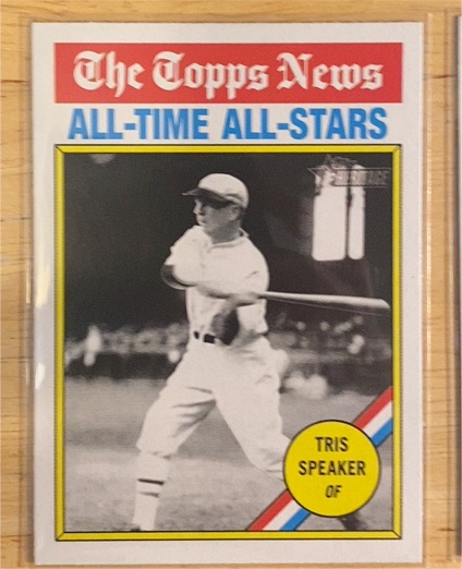 2025 Topps Heritage #347 Tris Speaker — front