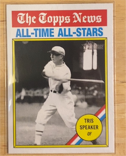 2025 Topps Heritage #347 Tris Speaker — front