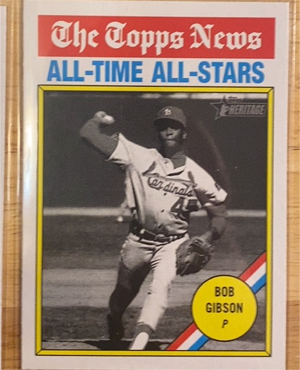 2025 Topps Heritage #342 Bob Gibson — front