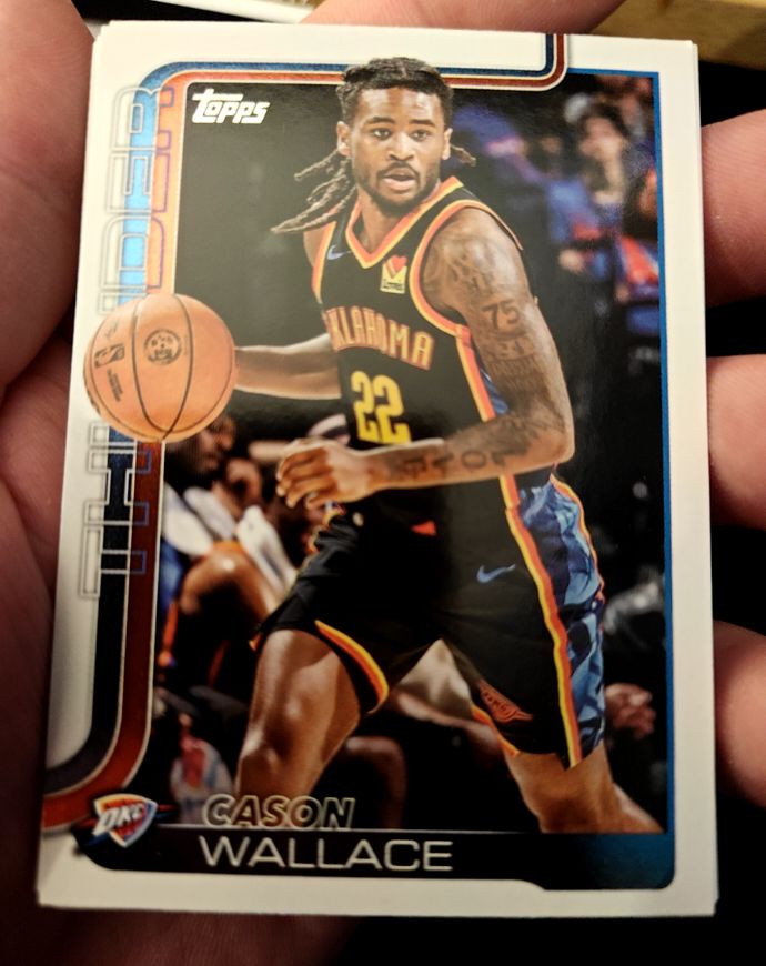 2025-26 Topps #119 Cason Wallace — front