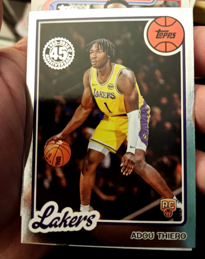 2025-26 Topps #80BK-79 Adou Thiero 1980-81 Topps Basketball — front