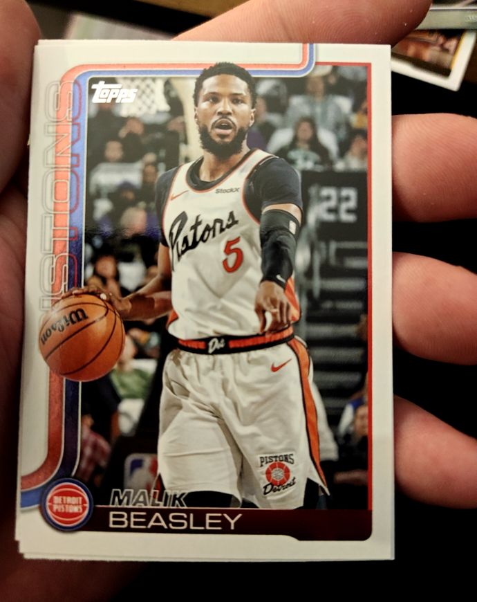 2025-26 Topps #43 Malik Beasley — front