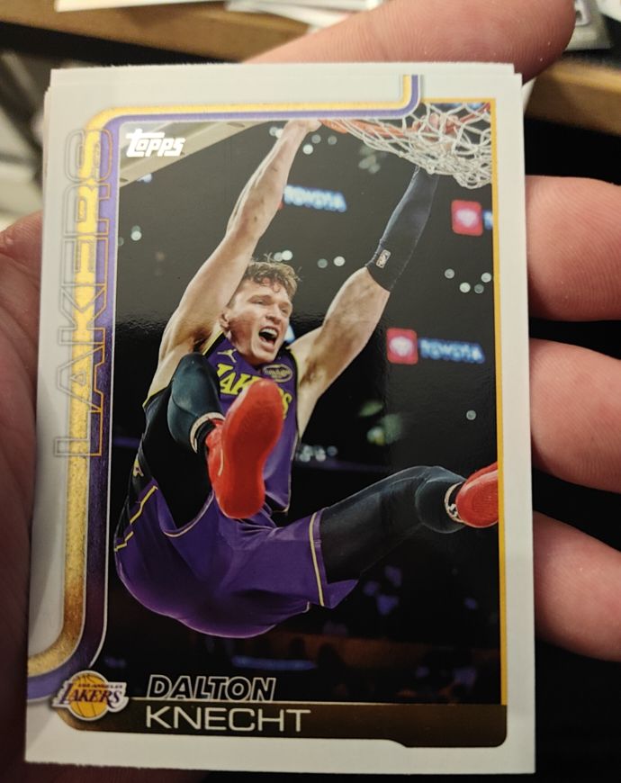 2025-26 Topps #153 Dalton Knecht — front