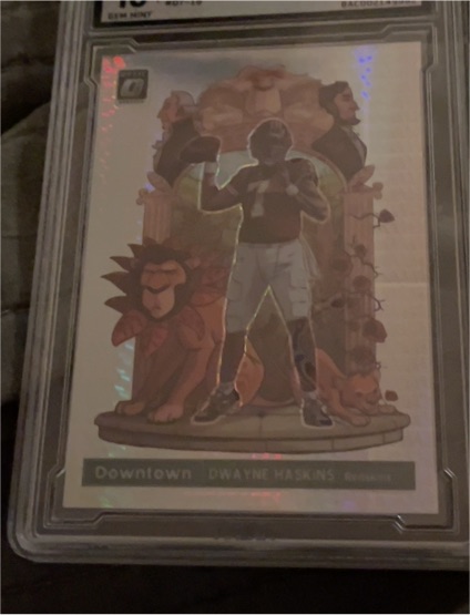2021 Panini Donruss Optic Downtown #DT-26 Dwayne Haskins — front
