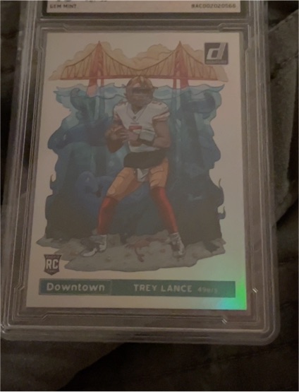 2021 Panini Donruss Optic #DT-35 Trey Lance — front