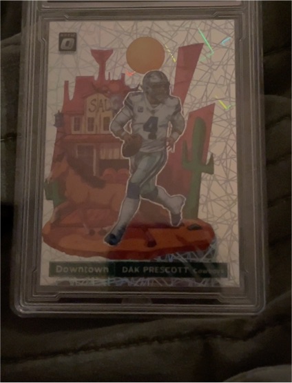 2021 Donruss Optic Downtown #DT-4 Dak Prescott — front