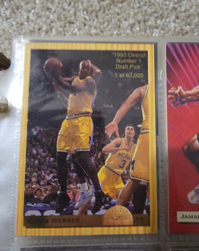 1993 Classic Draft Picks #NNO Chris Webber — front