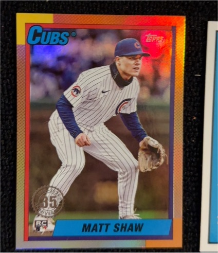 2025 Topps Update #U90-35 Matt Shaw — front