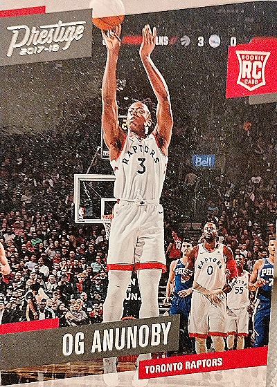2017-18 Panini Prestige #173 OG Anunoby Rookie — front