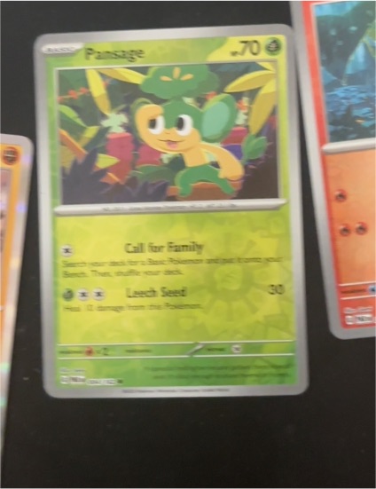 2023 Pokémon SV04: Paradox Rift #004 Pansage — front