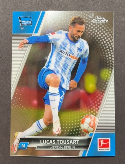 2021-22 Topps Chrome Bundesliga #7 Lucas Tousart — front