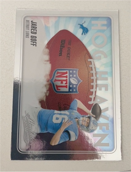 2025 Panini Absolute Hog Heaven #HH-JGF Jared Goff — front