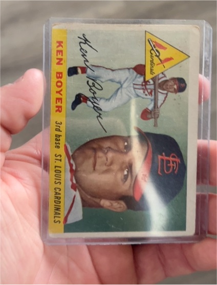 1955 Topps #125 Ken Boyer — front
