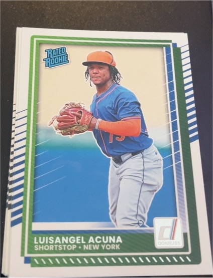 2025 Panini Donruss #1 Luisangel Acuna — front