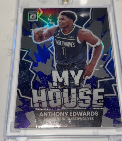 2022-23 Panini Donruss Optic #19 Anthony Edwards My House — front