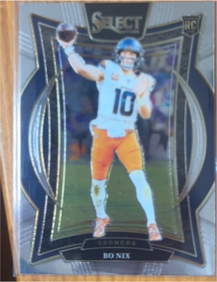 2024 Panini Select #30 Bo Nix — front