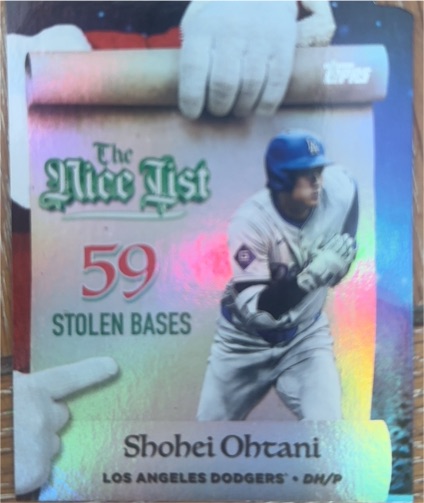 2025 Topps Holiday #MNL-2 Shohei Ohtani — front